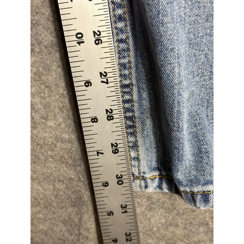 Levi's 505 Mens Jeans‎ Light Wash Straight Fit Casual Denim W33 L30